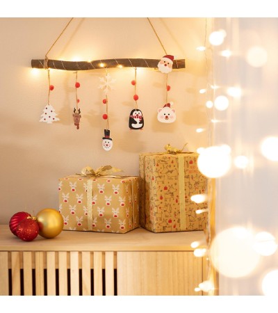 Guirlande LED Suspendue Bà»che de Noel