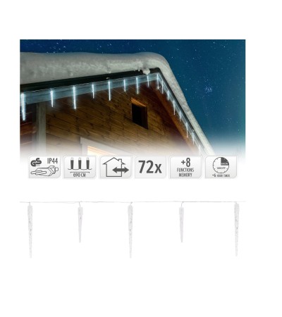 Guirlande Lumineuse LED Extérieure Blanc Froid de 7 m