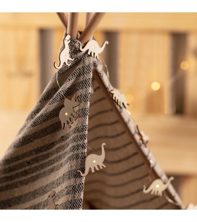 Guirlande Lumineuse LED Kids Dinosaures 2m