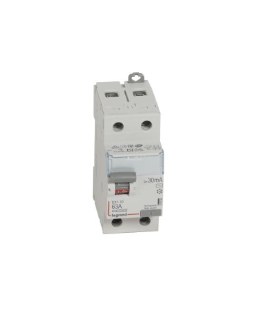 Interrupteur Différentiel DX³ Industriel 2P-30mA 10kA Class AC 63A LEGRAND 411506 - 79834 - vue 2