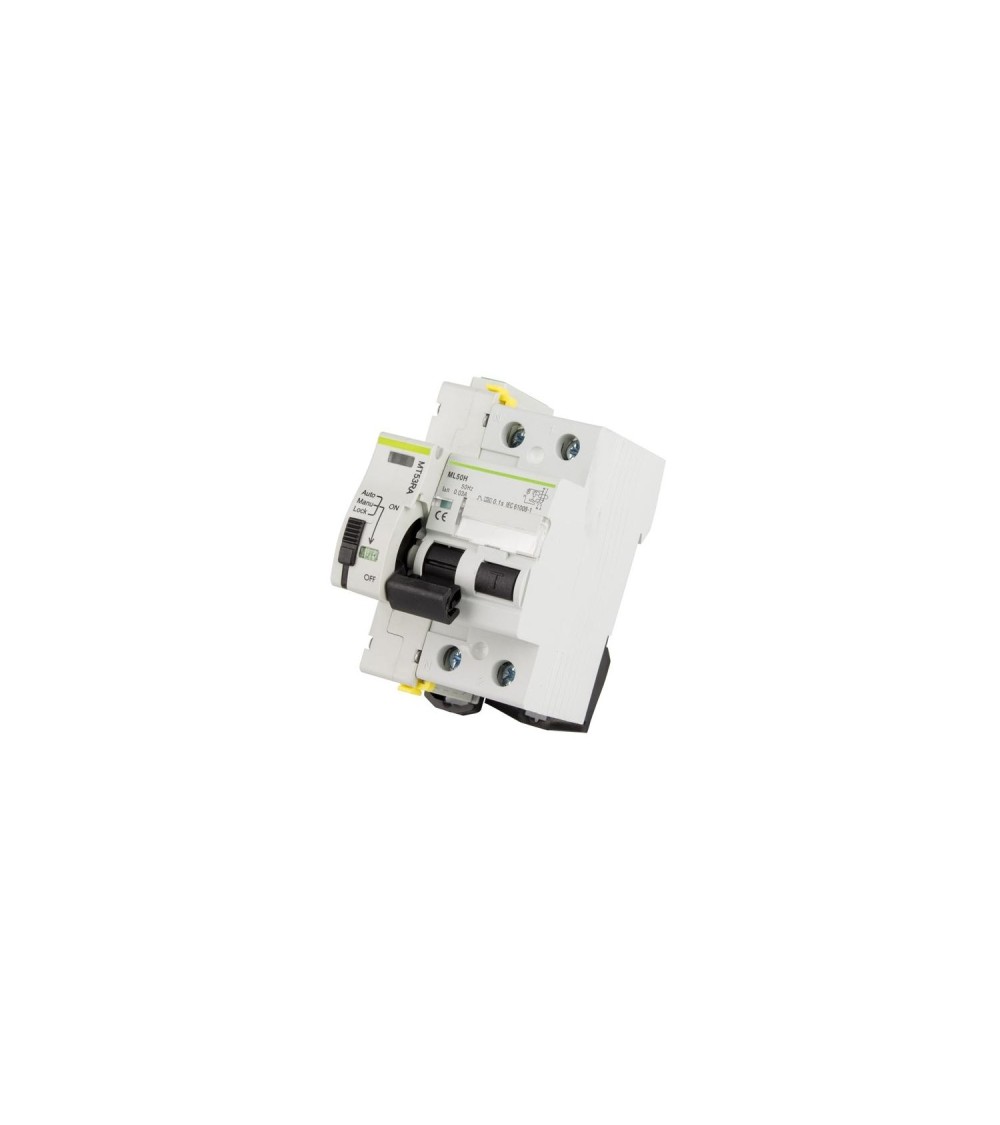 Interrupteur Différentiel Industriel Réarmable Compact 2P-30mA 40-63A-10kA Class A MATIS - 3136 - vue 1