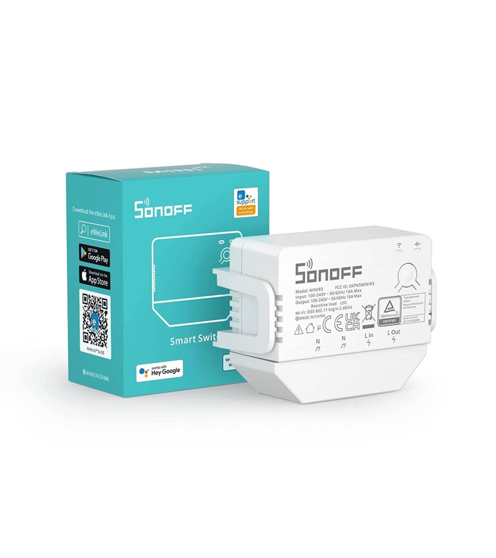 Interrupteur WiFi SONOFF Mini R3 16A - 92299 - vue 1