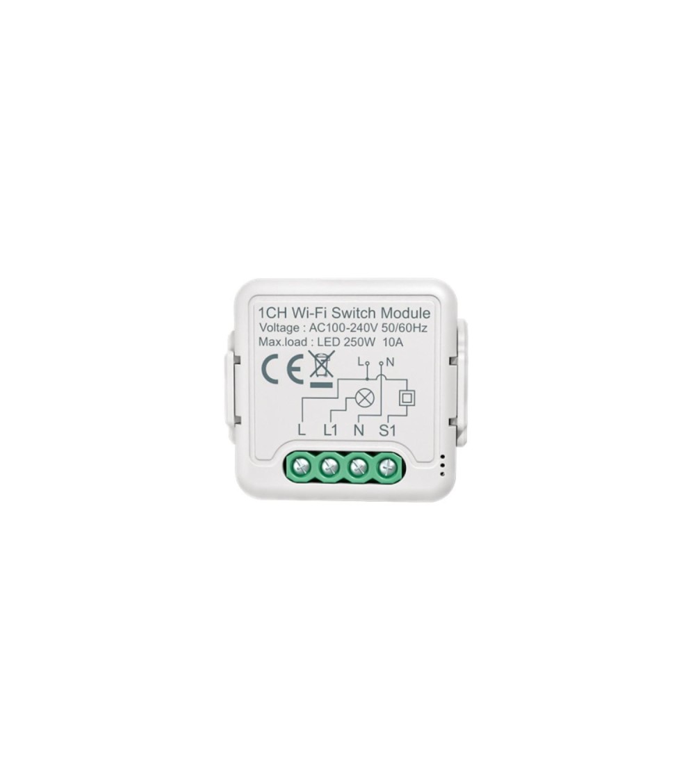 Interrupteur WiFi Compatible avec Interrupteur et bouton-poussoir Conventionnel - 94959 - vue 1