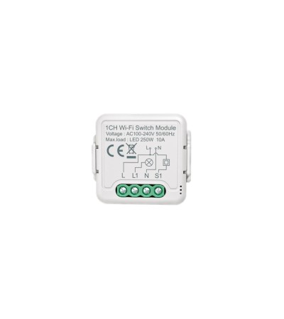Interrupteur WiFi Compatible avec Interrupteur et bouton-poussoir Conventionnel - 94959 - vue 2