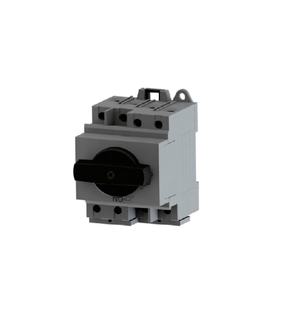 Interrupteur-Seccionneur Rotatif pour rail DIN 4P 1200V DC 32A Installation Photovoltaïque MAXGE - 100820 - vue 1