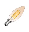 Ampoule LED Filament E14 6W 600 lm Dimmable C35 Bougie Gold - 106974 - vue 1
