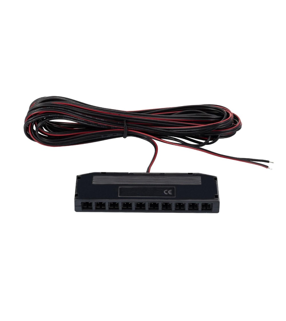 Kit Distributeur de Connexion de 6-10 Sorties + Câbles de Connexion 5m pour Alimentation Rubans LED 12/24V - 77305 - vue 1