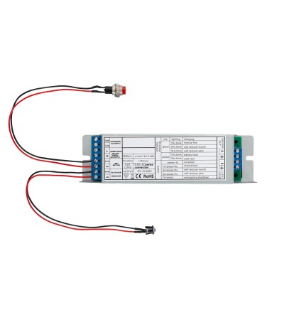 Kit d'Urgence pour Luminaires LED Non permanent avec Bouton Autotest