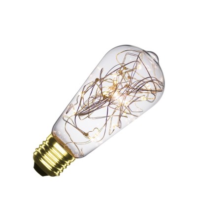 Ampoule LED Filament E27 1.5W 80 lm ST64