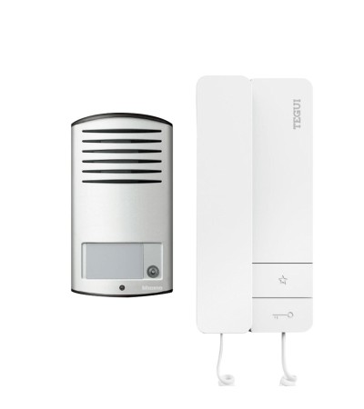 Kit Interphone 1 Logement 2 fils avec Panneau LINEA 2000 et Téléphone Serie 8 TEGUI 378141