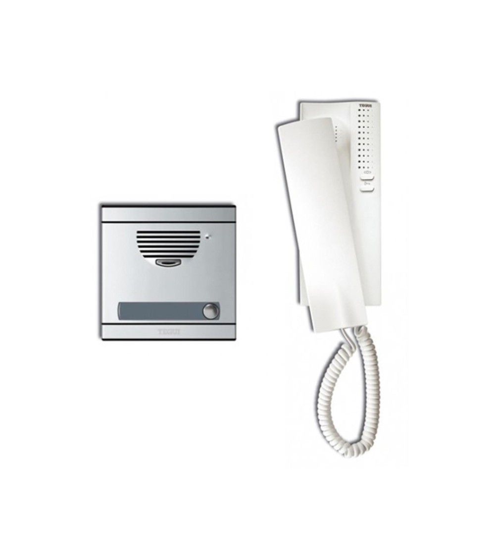Kit Interphone 1 Logement 4 + 1 fils avec Panneau et Téléphone Serie 7 TEGUI 375011 - 78325 - vue 1
