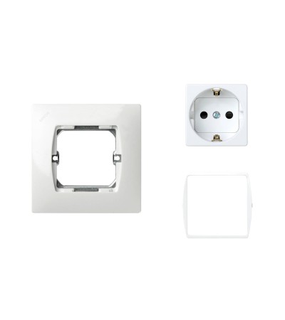 Kit Prise Type F Schuko avec Terre SIMON 27