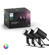 Kit Spot sur Piquet White Color Lily 3x8W Hue - 68187 - vue 8