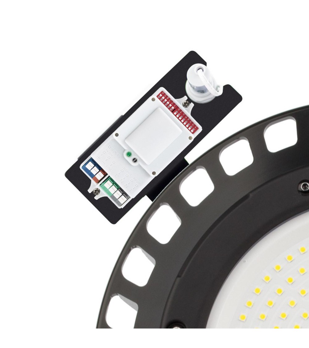 Kit Support + Détecteur de Mouvement + Capteur Crépusculaire pour Cloche LED UFO - 3275 - vue 1