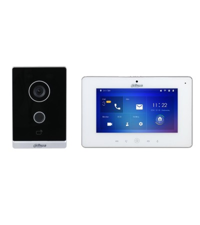 ledkit Visiophone Automatique IP 1 Logement avec Panneau et Moniteur DAHUA Villa DHI-KTW01