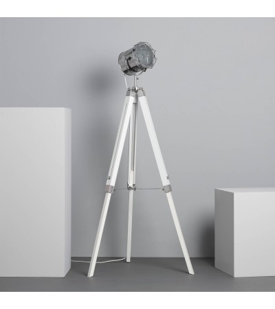 Lampadaire Bois et Métal Turea