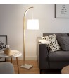 Lampadaire Bois et Textile Haakon - 89809 - vue 3