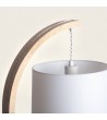 Lampadaire Bois et Textile Haakon - 89809 - vue 4