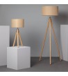 Lampadaire Bois et Tissu Wolby - 77706 - vue 7