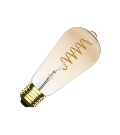 Ampoule LED Filament E27 4W 200 lm Dimmable ST64 Spirale Gold