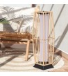 Lampadaire LED Extérieur Solaire Rotin Arley - 76815 - vue 2