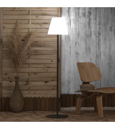 Lampadaire LED Extérieur Solaire Métal Larso
