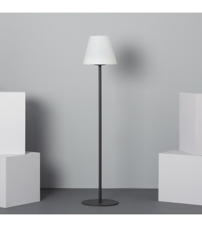 Lampadaire LED Extérieur Solaire Métal Larso - 6190 - vue 2