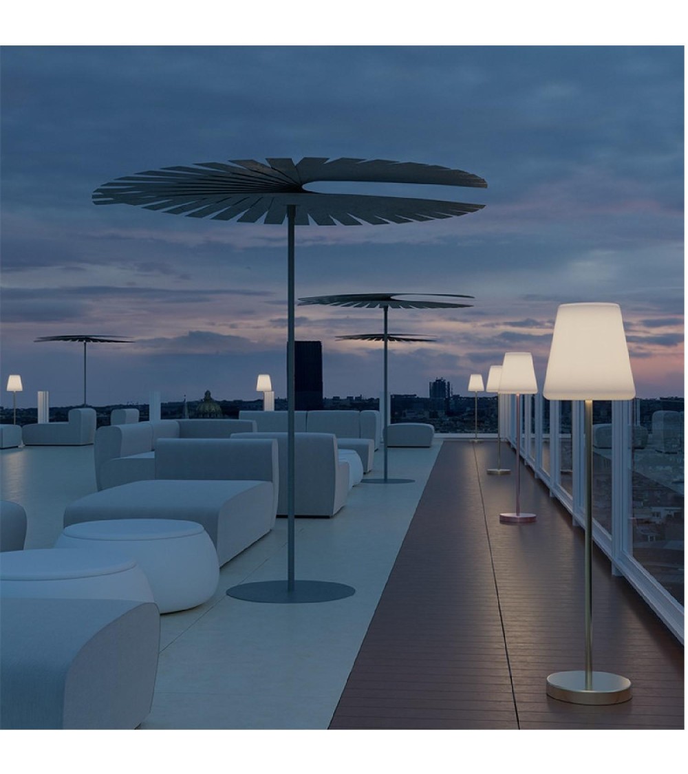 Lampadaire LED RGBW 4.5W Lola Slim 120 Solar&Battery - 89003 - vue 2