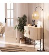 Lampadaire Métal et Papier Tressé Beyawo - 77343 - vue 4