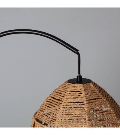 Lampadaire Métal et Papier Tressé Beyawo - 77343 - vue 7