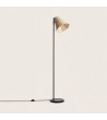 Lampadaire Métal et Rotin Cesto - 100480 - vue 1