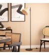 Lampadaire Métal et Rotin Cesto - 100480 - vue 4