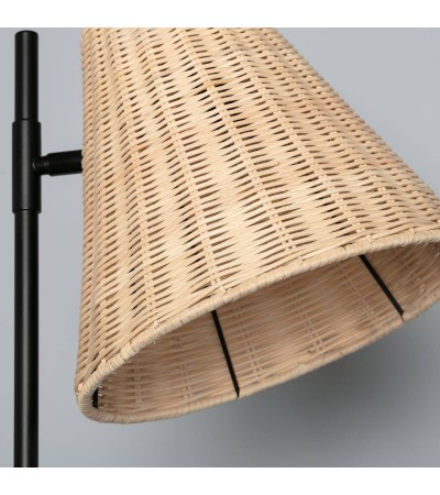 Lampadaire Métal et Rotin Cesto - 91168 - vue 5