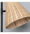 Lampadaire Métal et Rotin Cesto - 91168 - vue 5