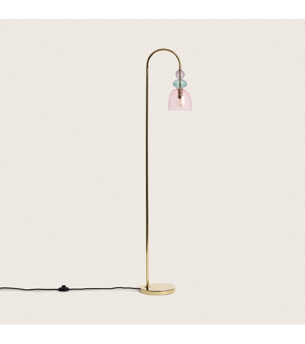 Lampadaire Métal et Verre Baudelaire - 104620 - vue 1