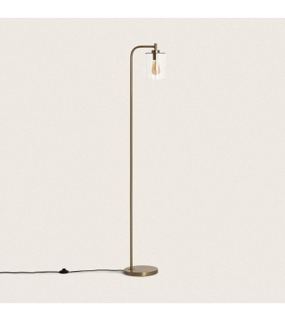 Lampadaire Métal et Verre Joile