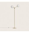 Lampadaire Métal et Verre Moonlight 2 Spots - 95300 - vue 3