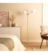Lampadaire Métal et Verre Moonlight 2 Spots - 95300 - vue 4