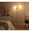 Lampadaire Métal et Verre Moonlight 2 Spots - 95300 - vue 5