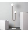 Lampadaire Métal et Verre Moonlight Brass 2 Spots - 98319 - vue 3
