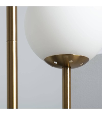 Lampadaire Métal et Verre Moonlight Brass 2 Spots - 98319 - vue 7