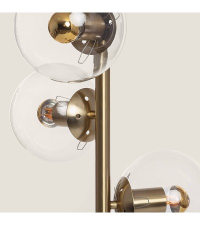 Lampadaire Métal et Verre Moonlight Clear 3 Spots - 105266 - vue 7