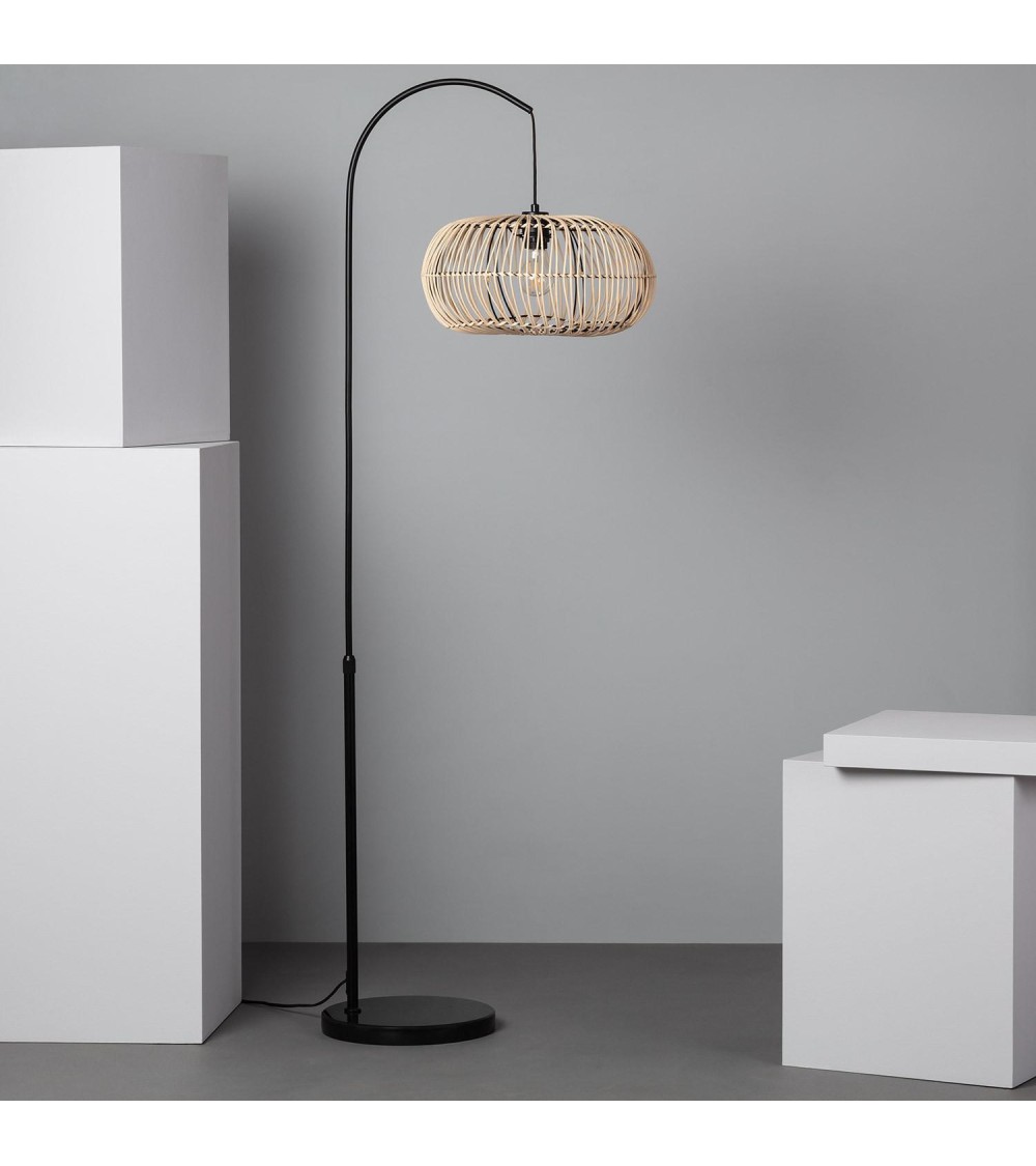 Lampadaire Rotin Arawa Lebrel - 77369 - vue 1