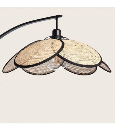 Lampadaire Rotin Arc Nirvana - 95414 - vue 3