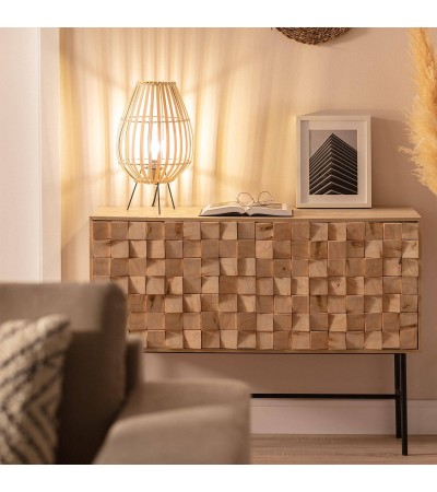 Lampe à Poser Bambou Atamach - 88057 - vue 4