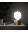 Lampe à Poser Bois Cubetto Creative-Cables ABWLEUTRD54 - 94861 - vue 2