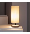 Lampe à Poser Bois et Tissu Roundi Haarle - 77565 - vue 6