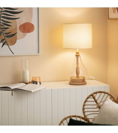 Lampe à Poser Bois et Verre Kofin - 99693 - vue 5