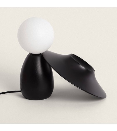 Lampe à Poser Bois Raisa - 117676 - vue 2