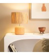 Lampe à Poser Céramique et Raphia Kinney - 103324 - vue 4